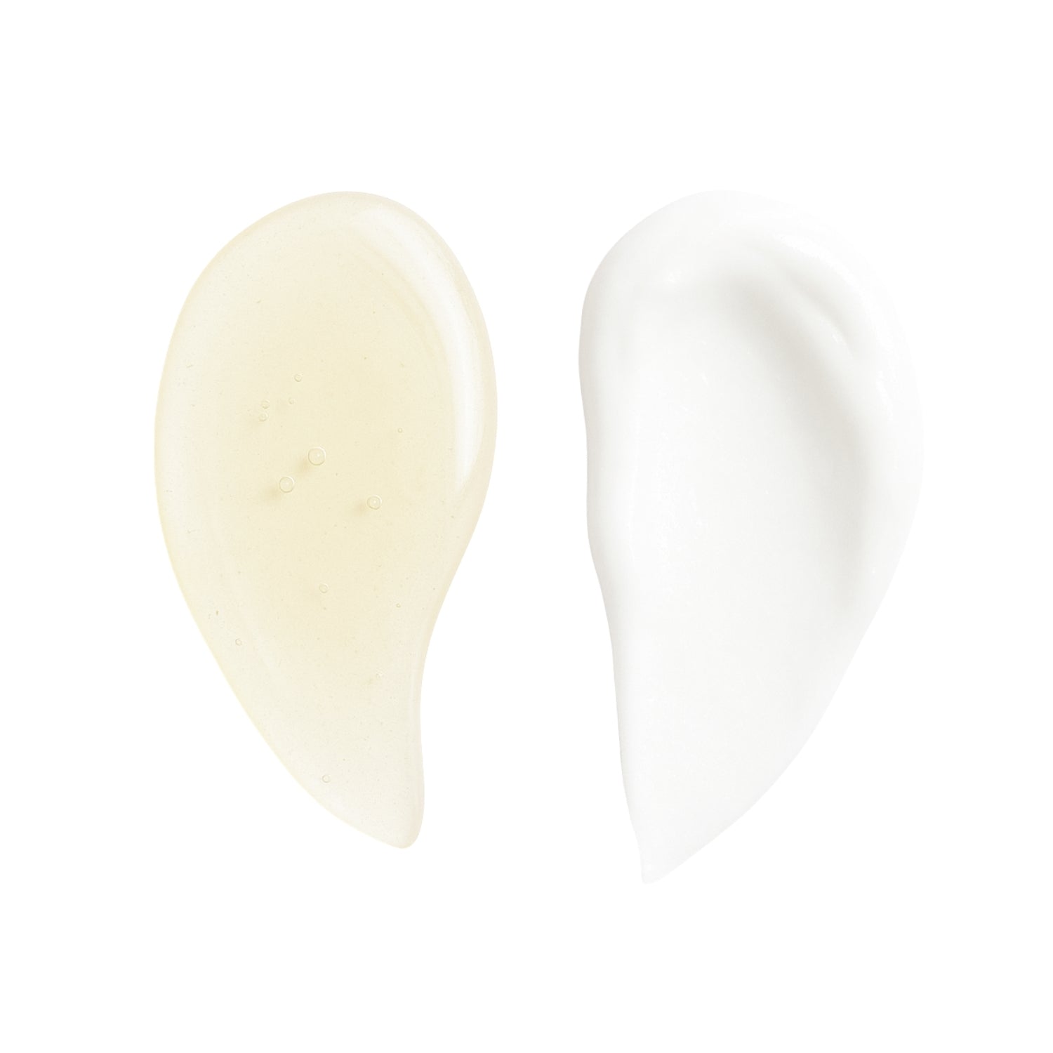 unisex natural shampoo and conditioner swatches