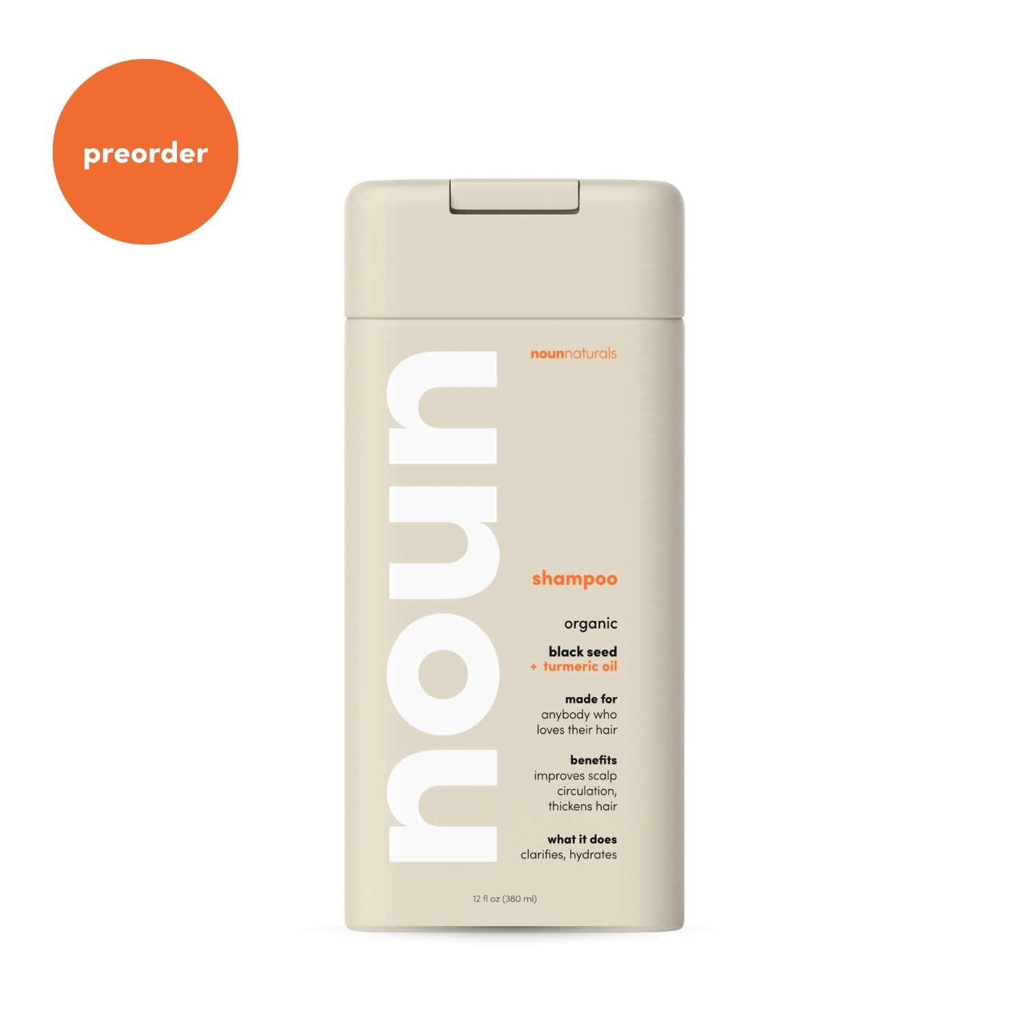 Black Seed & Turmeric Gentle Cleansing and Clarifying Shampoo for Daily Use - Noun Naturals Habibi Oil - Habibi Life - Noun Beard Oil - Habibi Oil - Hair Growth Oil