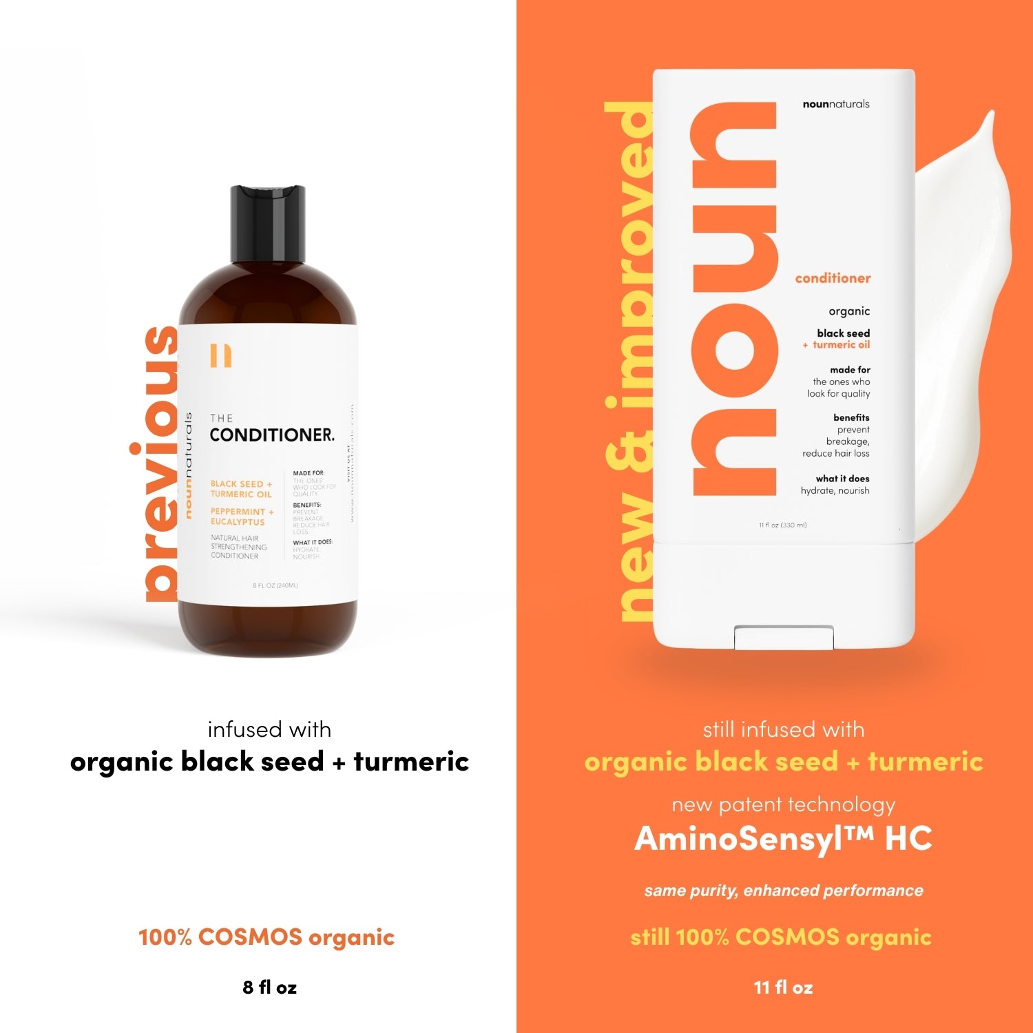 Organic Black Seed Hydrating Conditioner | 100% COSMOS Organic - Noun Naturals Habibi Oil - Habibi Life - Noun Beard Oil - Habibi Oil - Hair Growth Oil