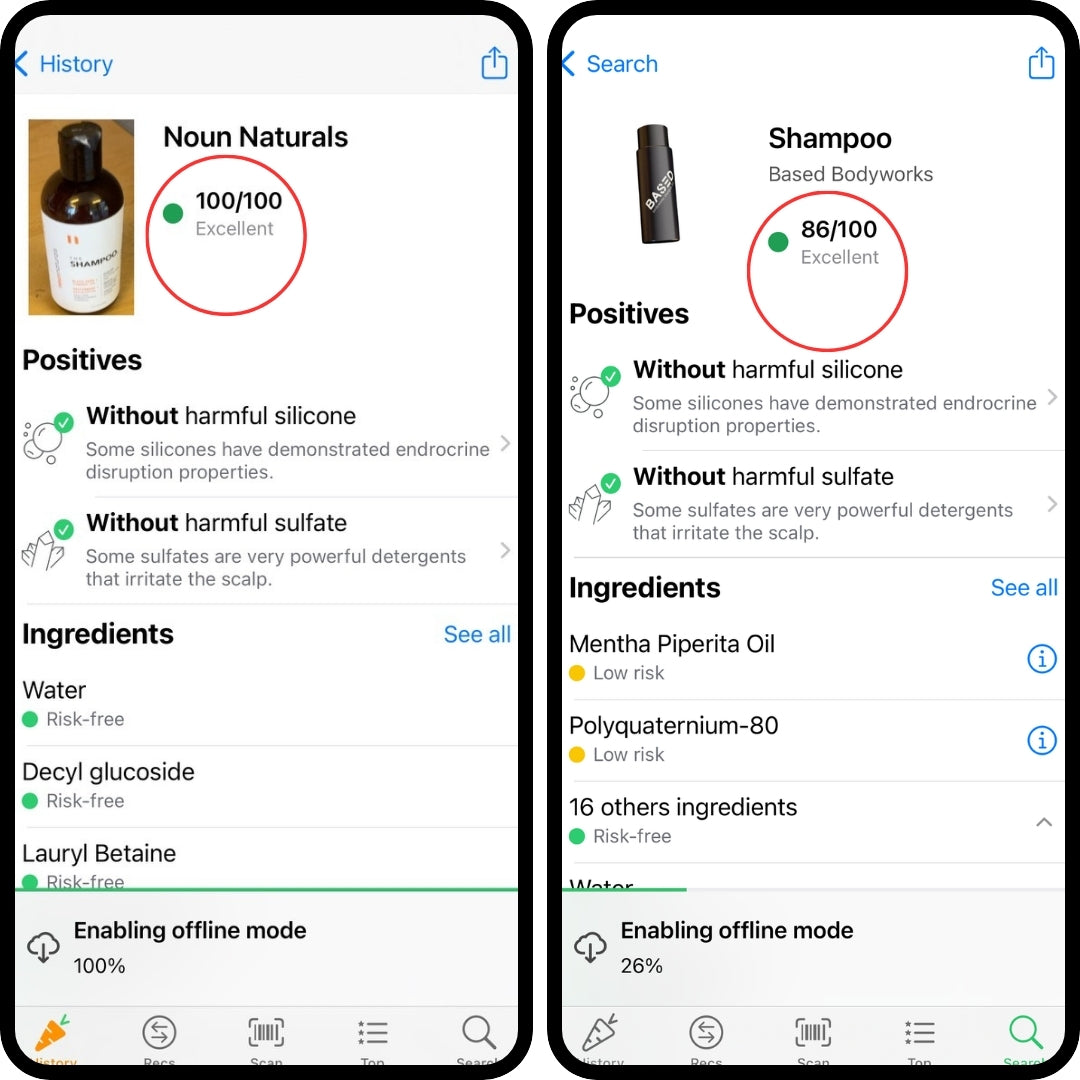Based Bodyworks Vs Noun Naturals