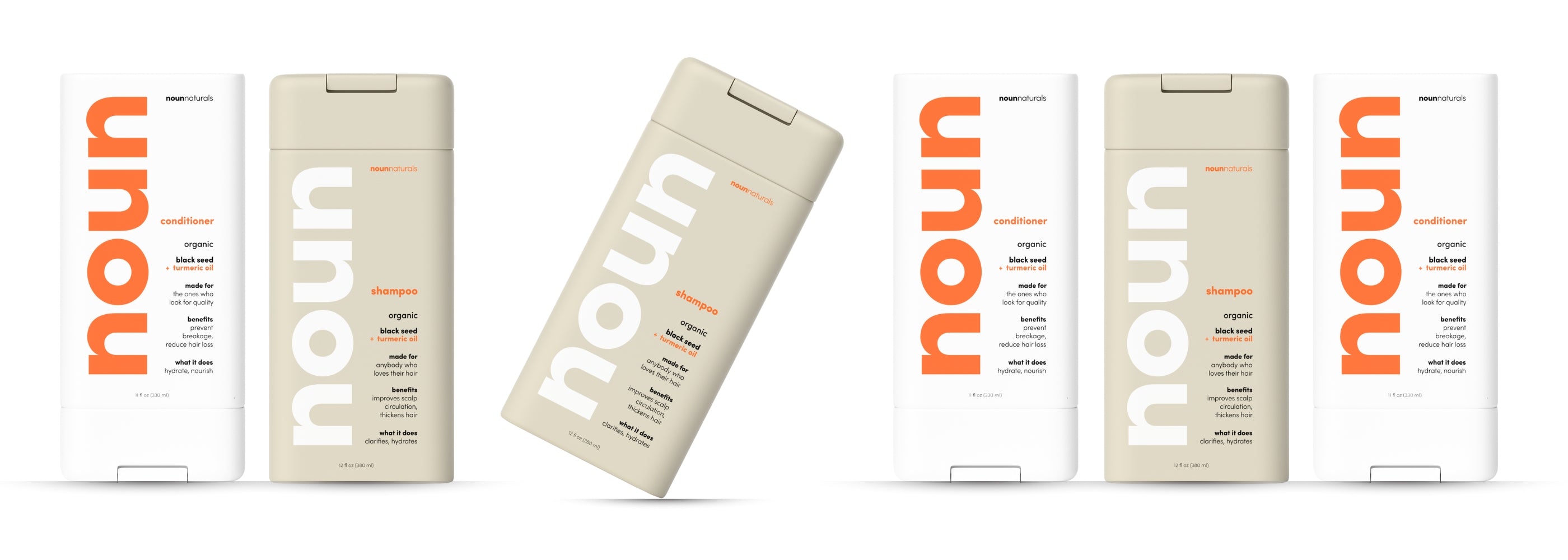 noun shampoo and noun conditioner 