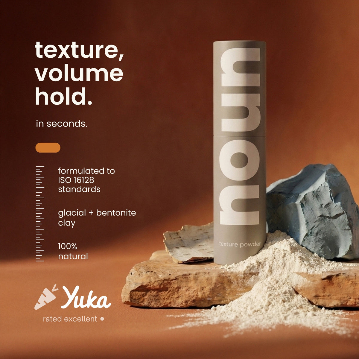 Hair Texture Powder with Glacial Clay - Noun Naturals