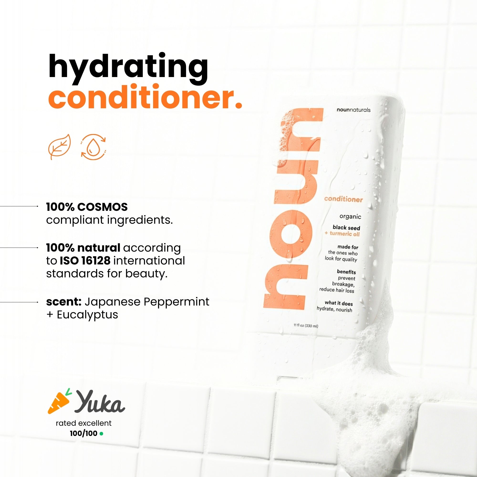 Black Seed & Turmeric Deep Hydrating Conditioner - Noun Naturals Habibi Oil - Habibi Life - Noun Beard Oil - Habibi Oil - Hair Growth Oil