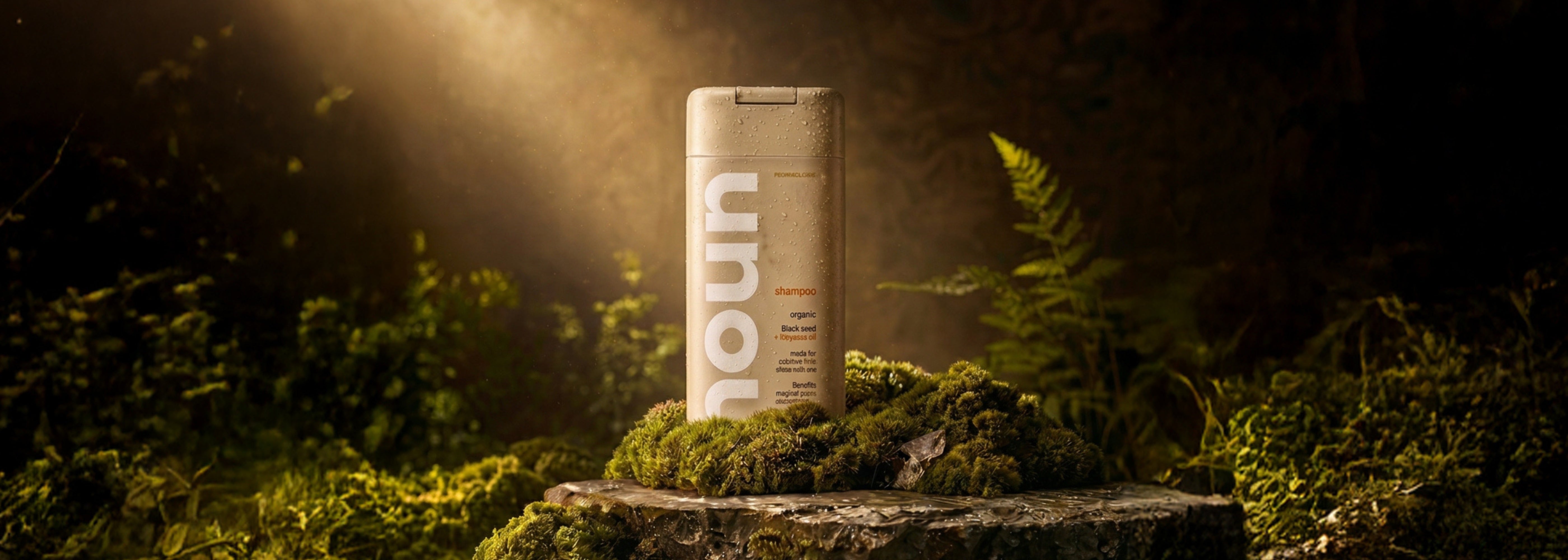 Noun Naturals | Organic Black Seed and Turmeric Shampoo for Gentle