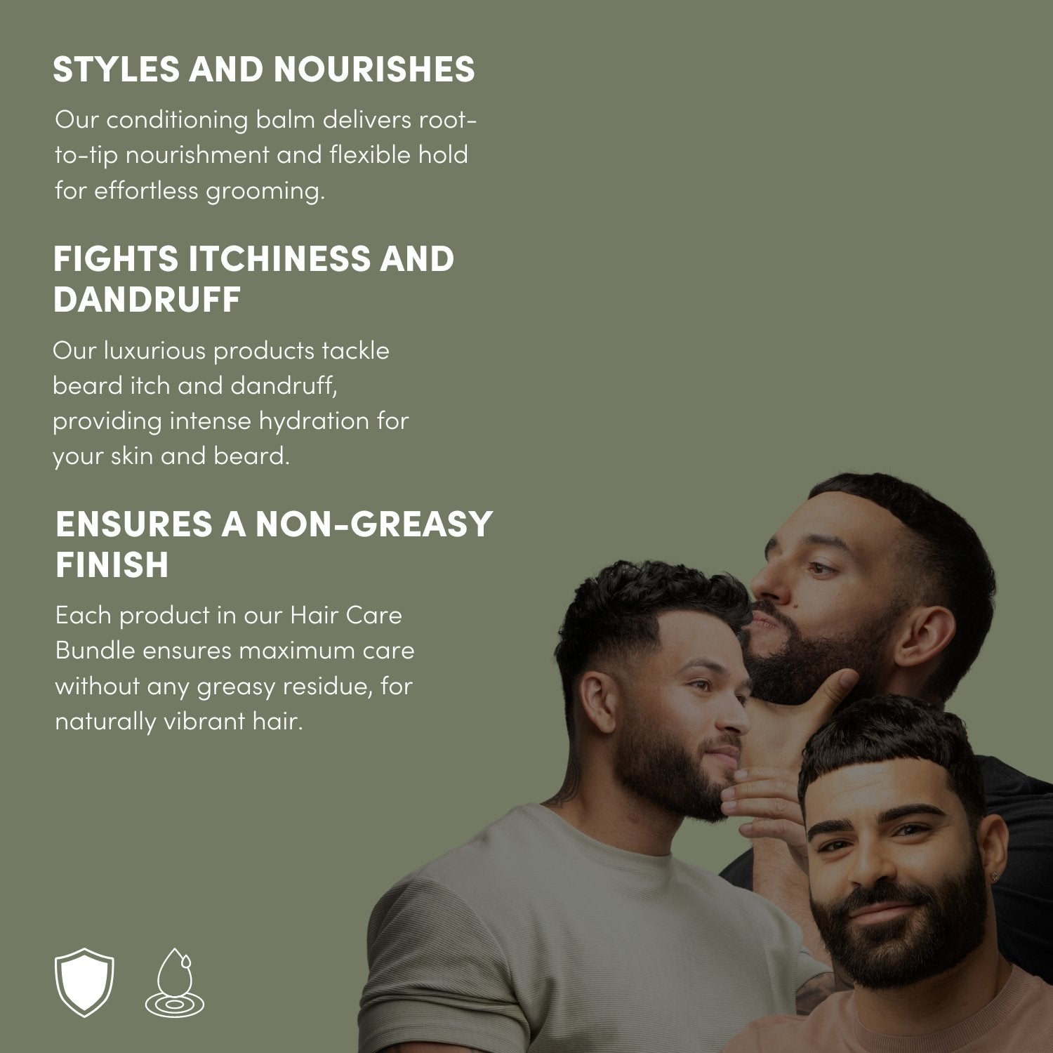 Beard Care Bundle - Noun Naturals Habibi Oil - Habibi Life - Noun Beard Oil -Habibi Oil - Hair Growth Oil